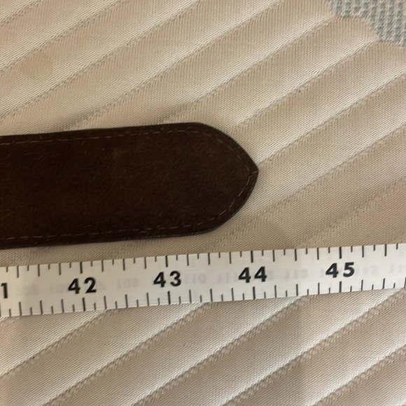 W. kleinberg belt suedes crocodile loop belt - Picture 2 of 5